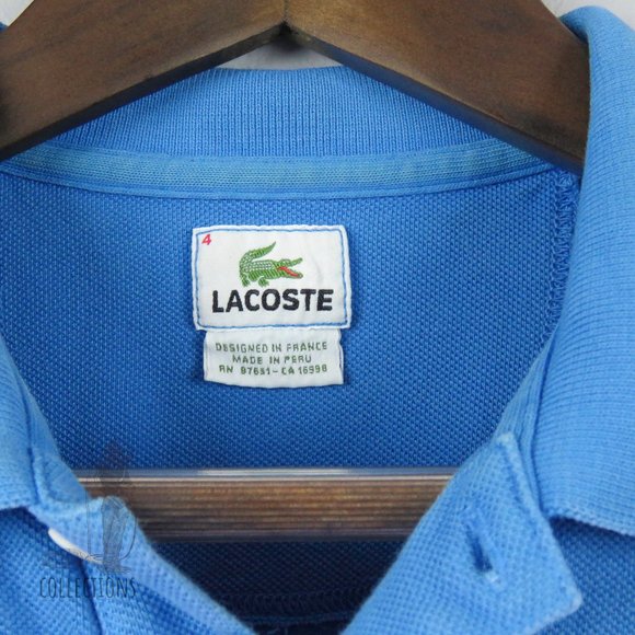 Men's Lacoste Large Crocodile Logo Polo - Picture 2 of 7